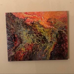 “The Crown” Original Signed Abstract Painting
